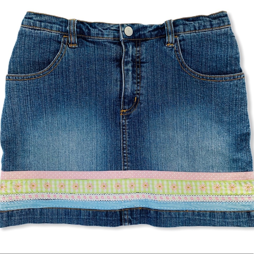 Lilly Pulitzer Jean Skirt Girls Size 12